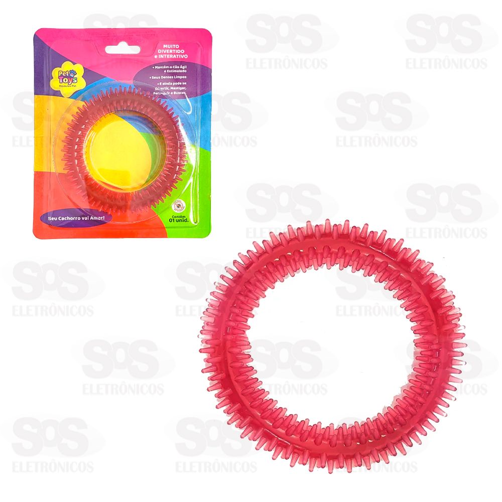 Mordedor Argola Anmona Para Cachorro 11,5CM Pet Toys